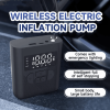 PSP006 Auto Tire Inflator 150PSI Bicycle Tire Inflator Bed Pad Inflation 12V Auto Tire Air Pump 19-Cylinder Air Pump Quick Compressor Built-in Air Tub