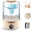 Portable Washing Machine, 1.5L Underwear Washer Rechargeable Cordless Makeup Sponges Cleaner Deep Clean Socks, Underwear, Baby Clothes