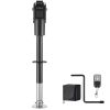 Electric Trailer Jack, 7500 lbs Capacity, Electric Power Tongue Jack with Waterproof Protective Cover & LED Light for Travel Trailer, Camper, RV