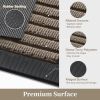 Outdoor Mat 17"x30" Non Slip Front Door Mat Outside Absorbent Rubber Welcome Mat Low Profile Dirt Trapper Indoor Outdoor Doormat Boho Arch Door Mat Ou