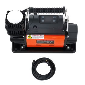 12V Heavy Duty Air Compressor, Auto-Stop Portable Tire Inflator with LCD Digital Display
