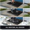 Heavy Duty Outdoor Mat - 18 x 30 Inches Non-Slip Drainage Floor Mat for All Weather Garage Pool Home Entry Indoor Mud Mat