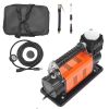 12V Portable Tire Inflator, 7.06CFM Heavy Duty Air Compressor, 150PSI Offroad Air Pump with Adapters for Car SUV RV Truck - Include 6.5FT Power Cord