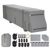 Class A RV Cover, 40-43 ft Motorhome Cover, Non-woven Fabric Motorhome RV Cover, Waterproof, Windproof and Rip-Stop, Camper Cover with Storage Bag