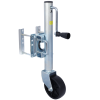 Trailer Jack, Boat Trailer Jack 32.8 in, Bolt-on Trailer Tongue Jack Weight Capacity 1000 lb, with PP Wheels and Handle for Lifting RV Trailer