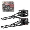 Air Portable Car Lifts 2PCS, 11023 lbs/5 Ton Capacity, 12.6 inch Max Height, Pneumatic Ramp Jacks with Airbags, Wheel Chocks, Extension Ramps