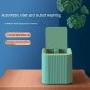 (FST-GRE-EN)Fully automatic mini washing machine baby clothes underwear small washing machine dormitory socks washing machine(Random color)
