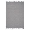 Guros Collection 90*63 inch White / Geometric Indoor / Outdoor Area Rug