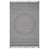 Guros Collection 108*79 inch Gray / White / Medallion Indoor / Outdoor Area Rug