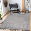 LOOM & LUXE Collection 8X10 White/White /Traditional Indoor/Outdoor Area Rug