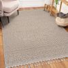 LOOM & LUXE Collection 4X6 Beige /Medallion Indoor/Outdoor Area Rug