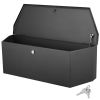 36" Heavy Duty Steel Trailer Tongue Tool Box with Lock and Keys, 12"x12" Utility Storage for Pickup Truck Bed, RV Trailer, and Trailer Tongue