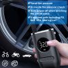 Car Tire Inflator Pump Portable Car Air Compressor Wireless Electric Air Pump 150 PSI with LED Light