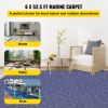 Deep Blue Marine Carpet 6 ft x 52.5 ft Marine Carpeting Marine Grade Carpet for Boats with Waterproof Back Outdoor Rug for Patio Porch Deck Garage Out
