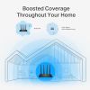 AC1200 Gigabit WiFi Router Dual Band MU MIMO Wireless Internet Router, 4 x Antennas, OneMesh and AP Mode, Long Range Coverage