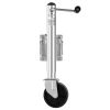 Trailer Jack with Wheel, 2000 lbs Load Capacity, Heavy Duty Swivel Boat Trailer Jack with PP Single Wheel & Ergonomic Handle, 12-inch Lift