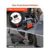 Dual-Cylinder Heavy Duty Air Compressor, 10.6CFM Portable Tire Inflator