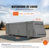 Class A RV Cover, 40-43 ft Motorhome Cover, Non-woven Fabric Motorhome RV Cover, Waterproof, Windproof and Rip-Stop, Camper Cover with Storage Bag