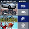 150PSI Cordless Tire Inflator Digital Air Compressor with LED Light Emergency Power Bank for Cars Motorcycles Bicycles Balls