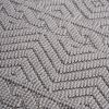 Guros Collection 96*26 inch White / Geometric Indoor / Outdoor Runner Rug