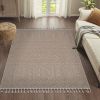 Guros Collection 72*48 inch Natural / Traditional Indoor / Outdoor Area Rug