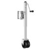 Trailer Jack with Wheel, 2000 lbs Load Capacity, Heavy Duty Swivel Boat Trailer Jack with PP Single Wheel & Ergonomic Handle, 12-inch Lift