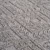 Guros Collection 108*79 inch White / White / Traditional Indoor / Outdoor Area Rug