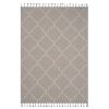 LOOM & LUXE Collection 5X7 Ivory /Trellis Indoor/Outdoor Area Rug