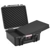 Hard Pistol Cases with Pre-cut PU Foam, Waterproof & Dustproof Hard Gun Case for 6 Pistol, 19.3×17.1×8.3 in Lockable Pistol Case, Black