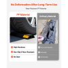 Parking Stopper, 18 Inch 2 Pcs Heavy Duty Parking Aid for Garage, PP Curb Garage Floor Stopper with Reflective Strips