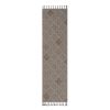 Guros Collection 96*26 inch Cream / Trellis Indoor / Outdoor Runner Rug