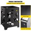 Burn Barrel, 21x21x27 inch Burn Cage, Carbon Steel Cage Incinerator, Incinerator Barrel with Lid and Handle for Outdoors