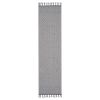 Guros Collection 96*26 inch White / Ivory / Medallion Indoor / Outdoor Runner Rug