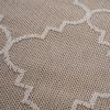 Guros Collection 72*48 inch Ivory / Trellis Indoor / Outdoor Area Rug