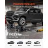 Air Portable Car Lifts 2PCS, 11023 lbs/5 Ton Capacity, 12.6 inch Max Height, Pneumatic Ramp Jacks with Airbags, Wheel Chocks, Extension Ramps