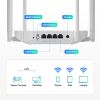 AC1200 WiFi Router 2.4GHz +5GHz Dual Band MU-MIMO Wireless Internet Router with 4 Gigabit Ethernet Ports, 4 x 5dBi Antennas, Bridge & Repeater Mode
